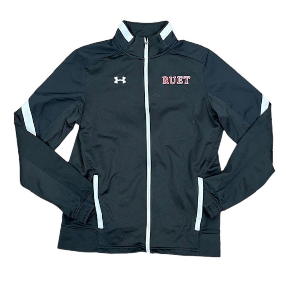 Under Armour Enforcer Warm Up Jacket RUET Collegiate Graphic Track Black XS